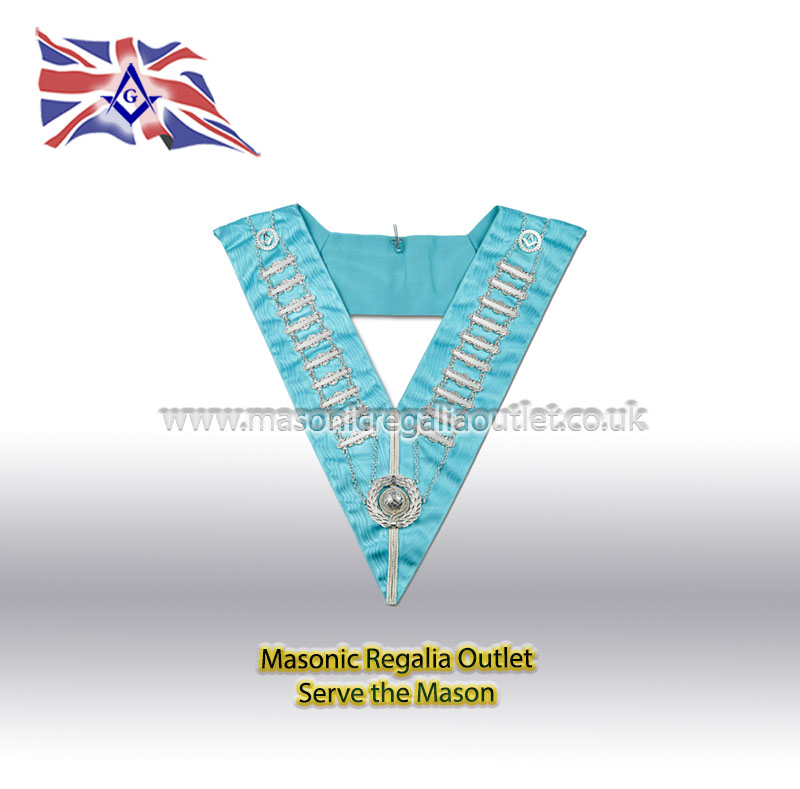 Craft WM Chain Collar Straight Bars Masonic Regalia Outlet