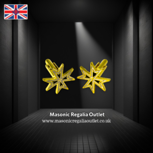 Maltese Cross Masonic Cufflinks